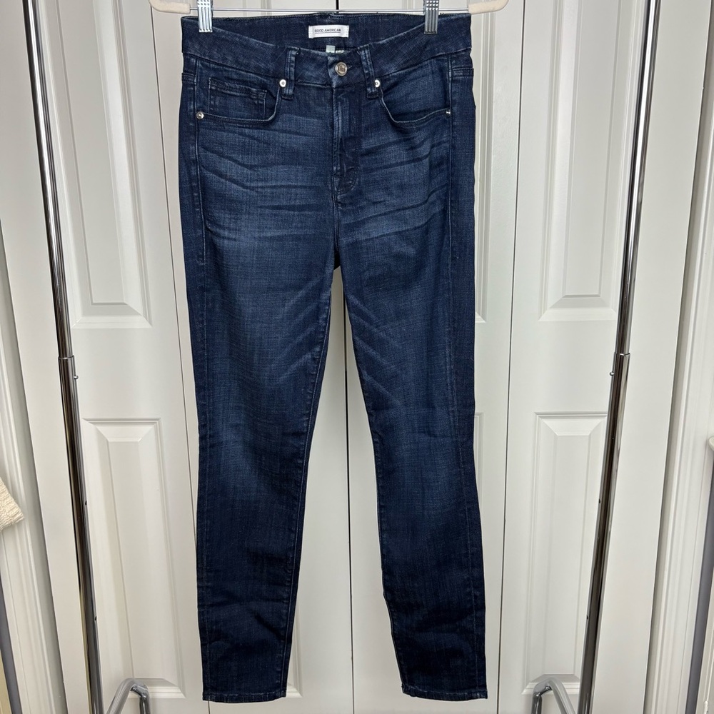 Good American Good LegsBlue Skinny Jeans Classic Denim